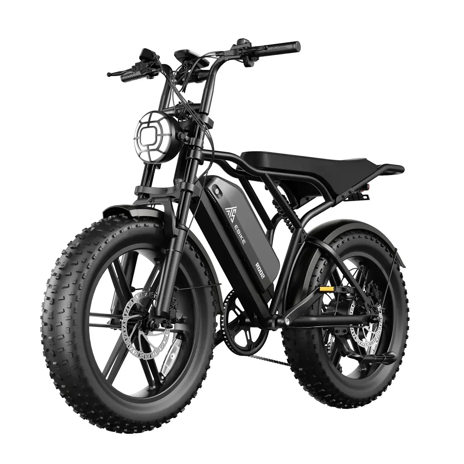 Adult Electric Mountain Bike, 750W Peak (1500W) Motor, 20"x4" Fat Tires, Hydraulic Disc Brakes, 48V/15AH UL2849, App Control