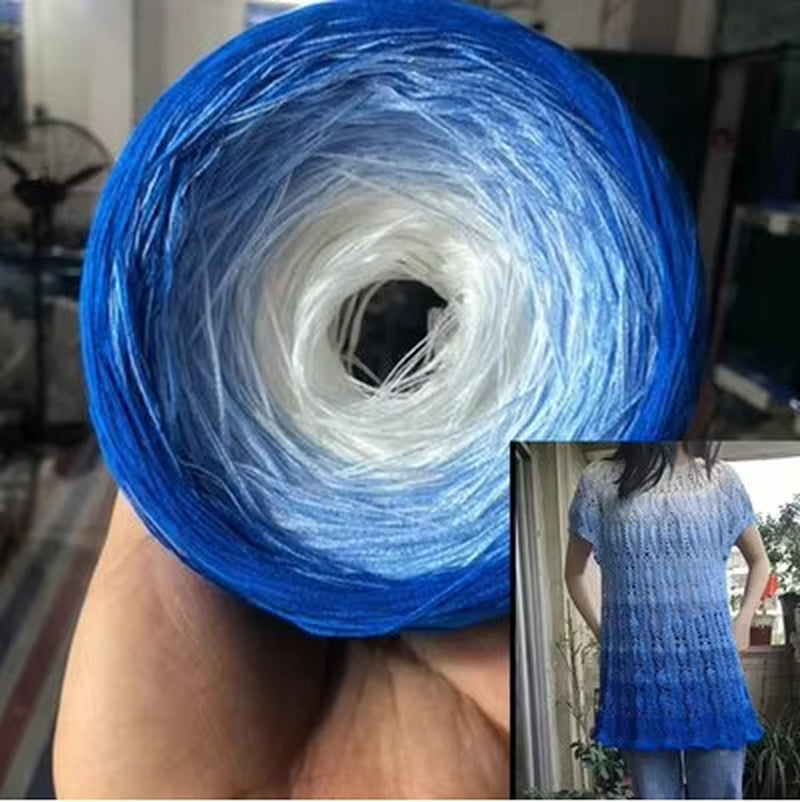 300G 100% Organic Cotton Blend Yarn for Spring and Summer Crochet Projects - 1000 Meter Soft Lace Line for DIY Hand-Woven Clothing and Accessories