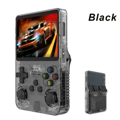 R36S Retro Handheld Video Game Console with Linux System, 3.5-Inch IPS Screen, and Portable 64GB/128GB Video Player
