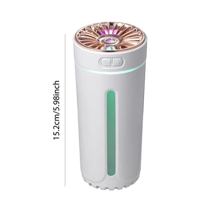200ML Ultrasonic Aroma Diffuser and Humidifier with LED Flame Effect for Essential Oils