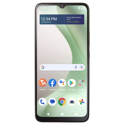 Walmart Family Mobile  View 5 Smartphone, 64GB, Black - Prepaid Device (Locked to Walmart Family Mobile)