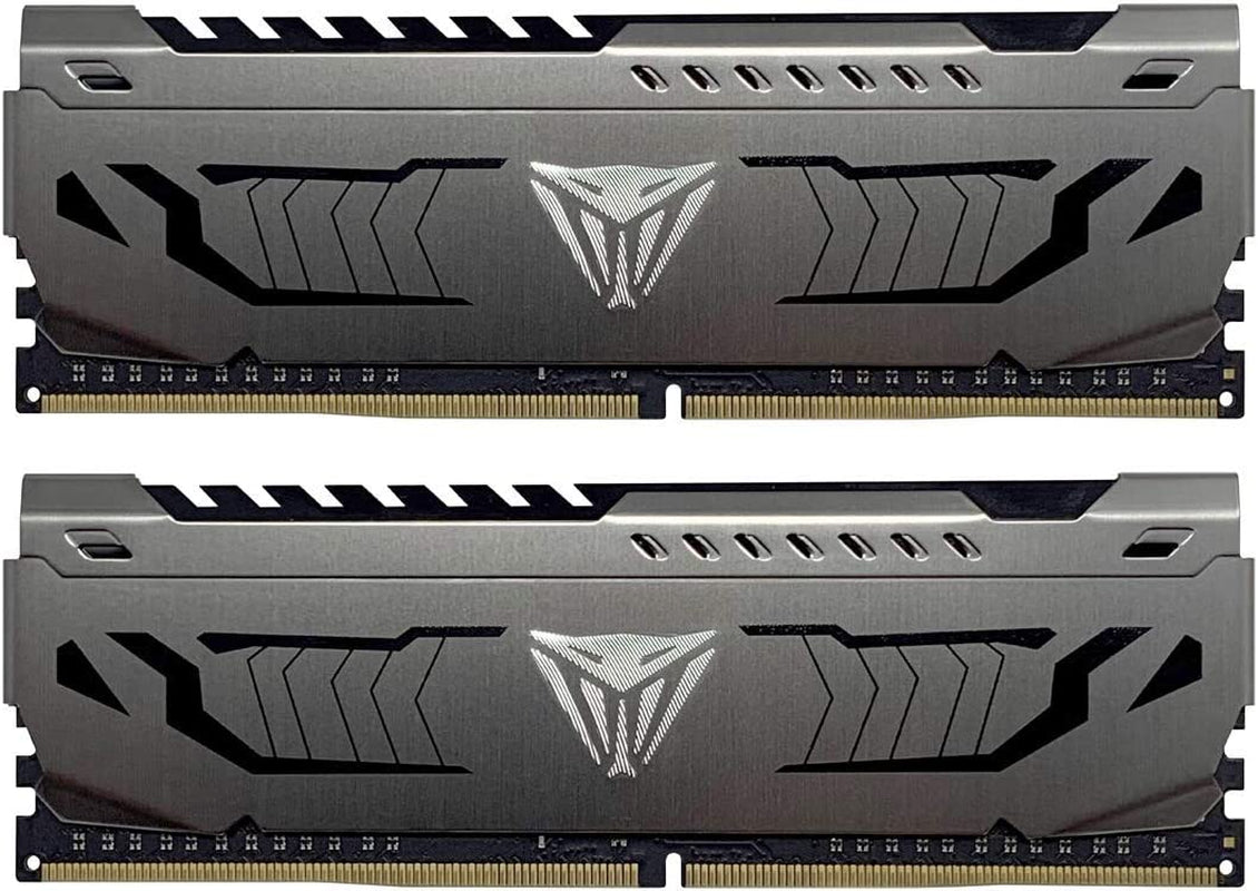 Patriot Memory Viper Steel DDR4 8GB (1 X 8GB) 3600Mhz Single W/Gunmetal Grey Heatshield - PVS48G360C8
