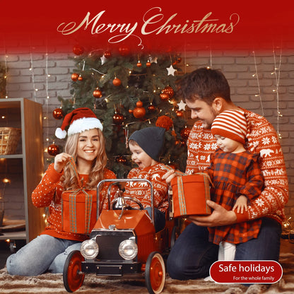 6.5-Foot Pre-Lit Premium Hinged Artificial Christmas Tree with Warm White Lights for Elegant Holiday Decor