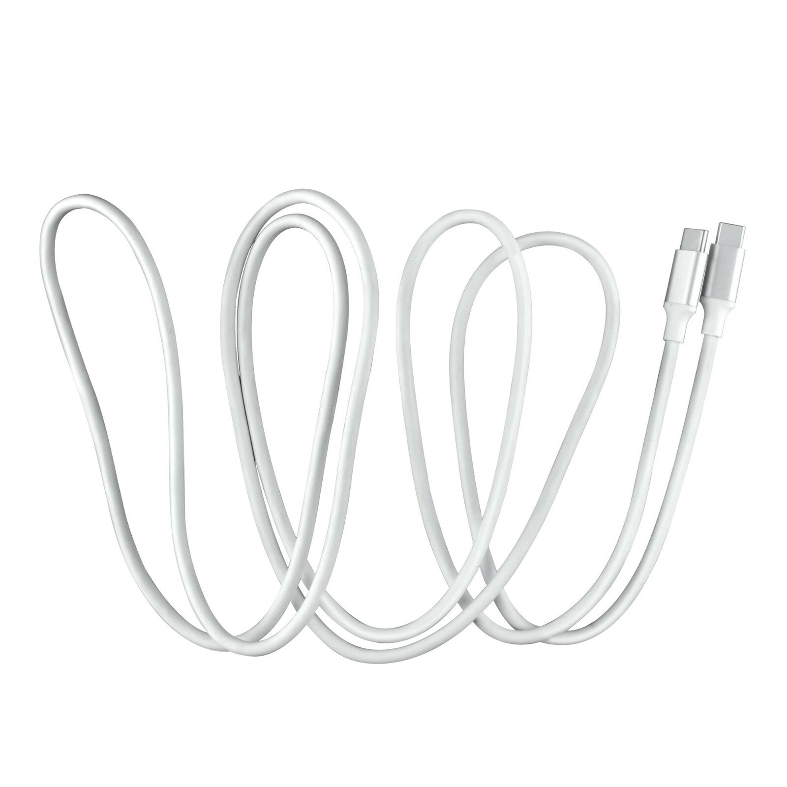 5Ft USB-C Fast Charging Cable for MacBook and Google Devices - White