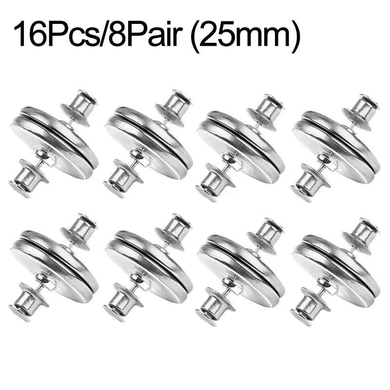 Magnetic Curtain Fastener Clips - 4/8 Pairs Detachable Light Control Window Screen Buckles