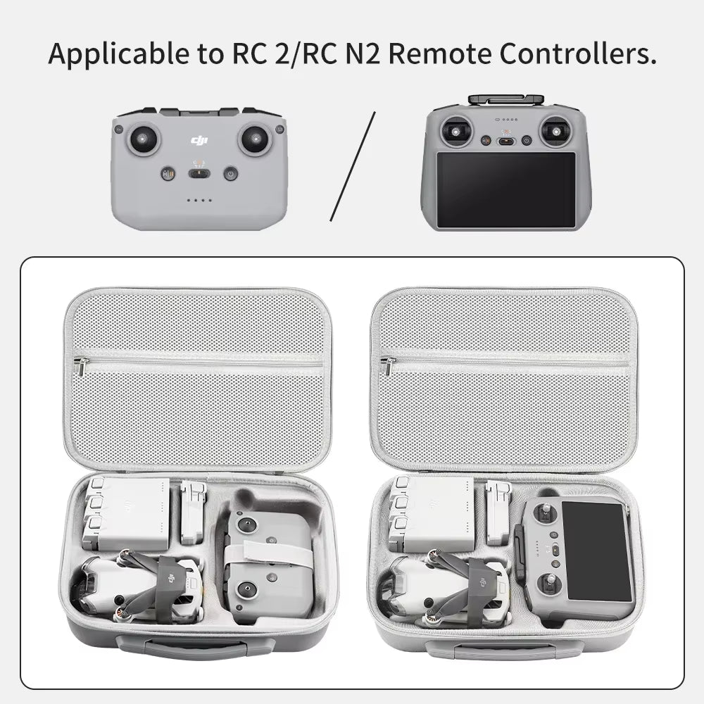 DJI Mini 4 Pro Shoulder Bag - Hardshell Storage Case for Drones and Accessories, Compatible with Mini 4 Pro RC 2/RC-N2 Controller