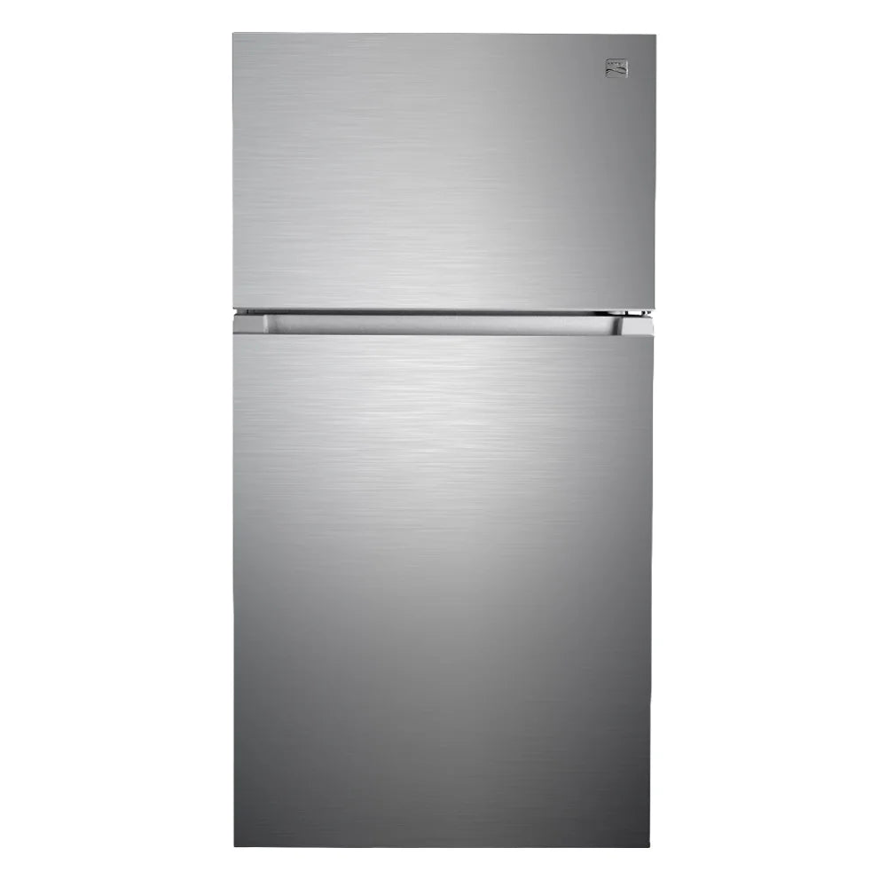 33-Inch 20.4 Cu. Ft. ENERGY STAR® Standard Refrigerator/Freezer with Icemaker in Stainless Steel