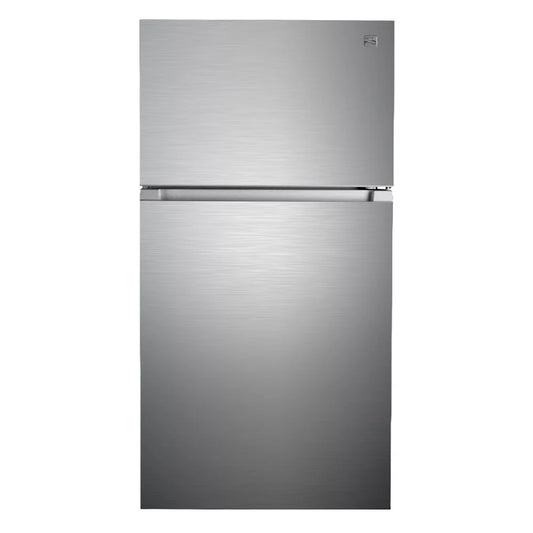 33-Inch 20.4 Cu. Ft. ENERGY STAR® Standard Refrigerator/Freezer with Icemaker in Stainless Steel
