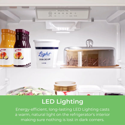 04671332 White Freezer with Ice Maker