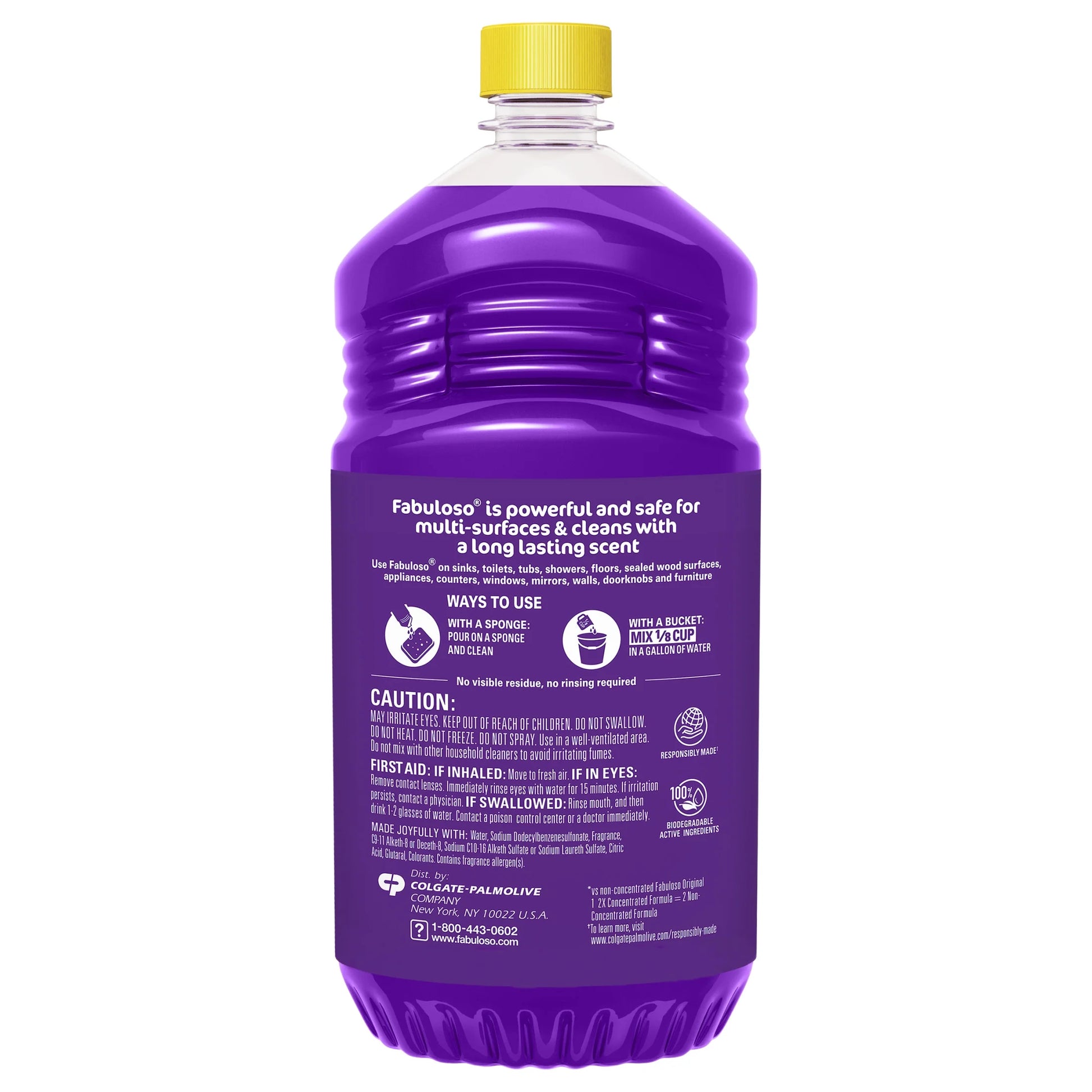 Lavender Multi-Purpose and Floor Cleaner, 2X Concentrated, 56 Fl Oz