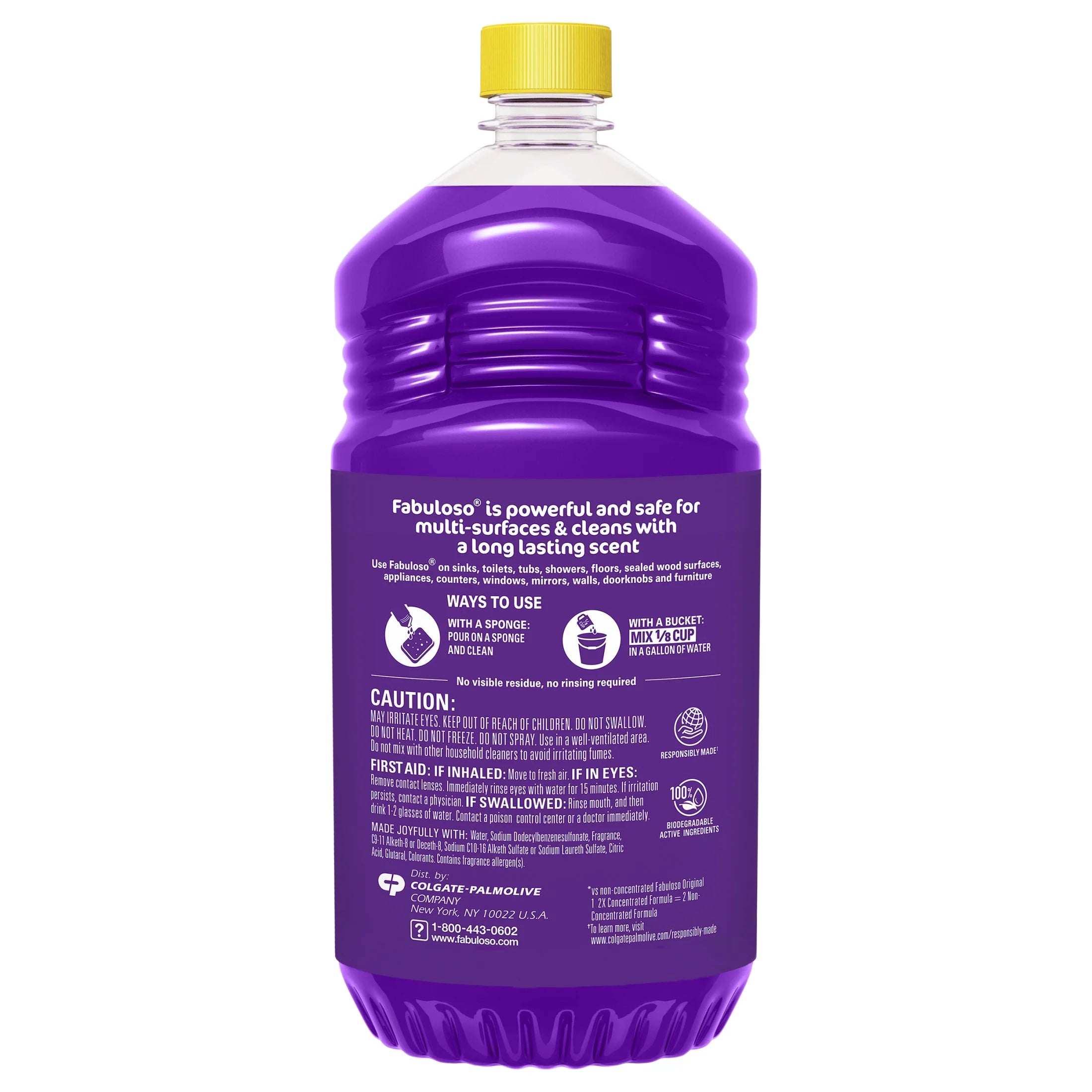 Lavender Multi-Purpose and Floor Cleaner, 2X Concentrated, 56 Fl Oz
