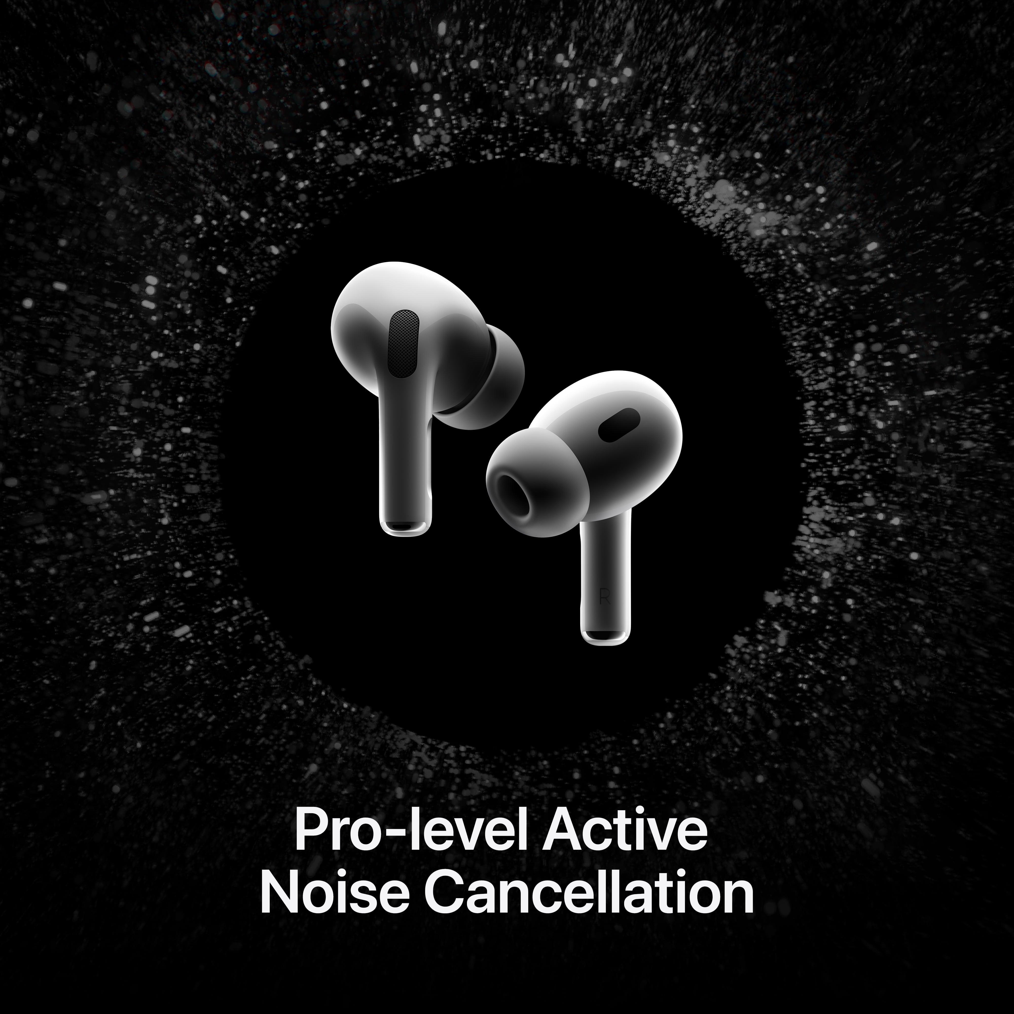 Airpods Pro 2, Wireless Earbuds, Active Noise Cancellation, Hearing Aid Feature