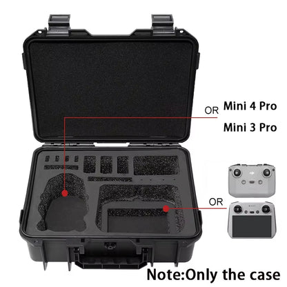 DJI Mini 4 PRO Hard Storage Case - Portable, Explosion-Proof Carrying Box for Mini 3 Pro RC/RC 2 Drone Accessories