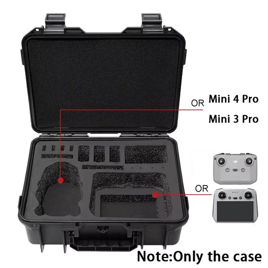 DJI Mini 4 PRO Hard Storage Case - Portable, Explosion-Proof Carrying Box for Mini 3 Pro RC/RC 2 Drone Accessories