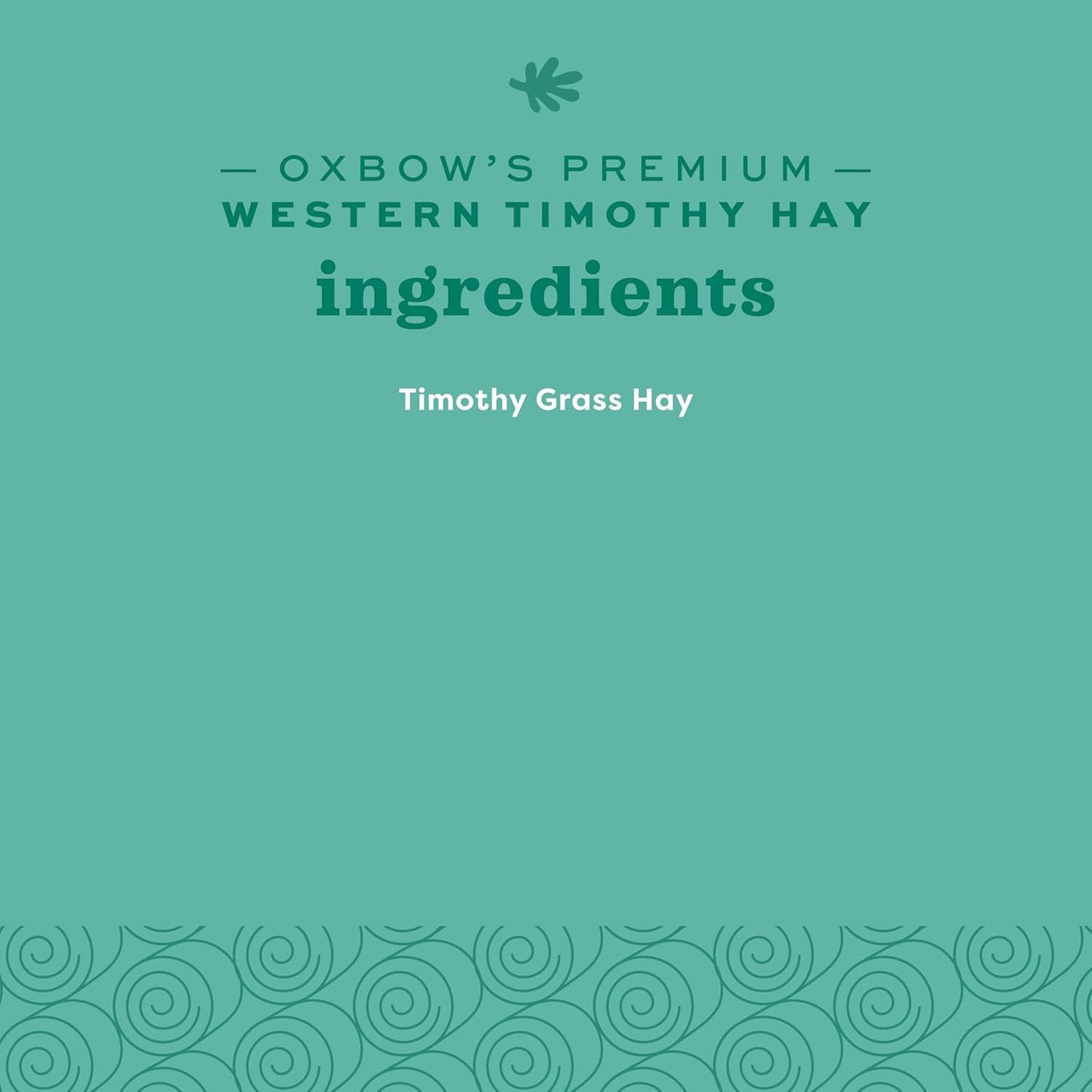 Oxbow Western Timothy Hay for Small Pets - All-Natural Grass for Guinea Pigs, Bunnies, Chinchillas, and Hamsters, 90 Oz. Bag