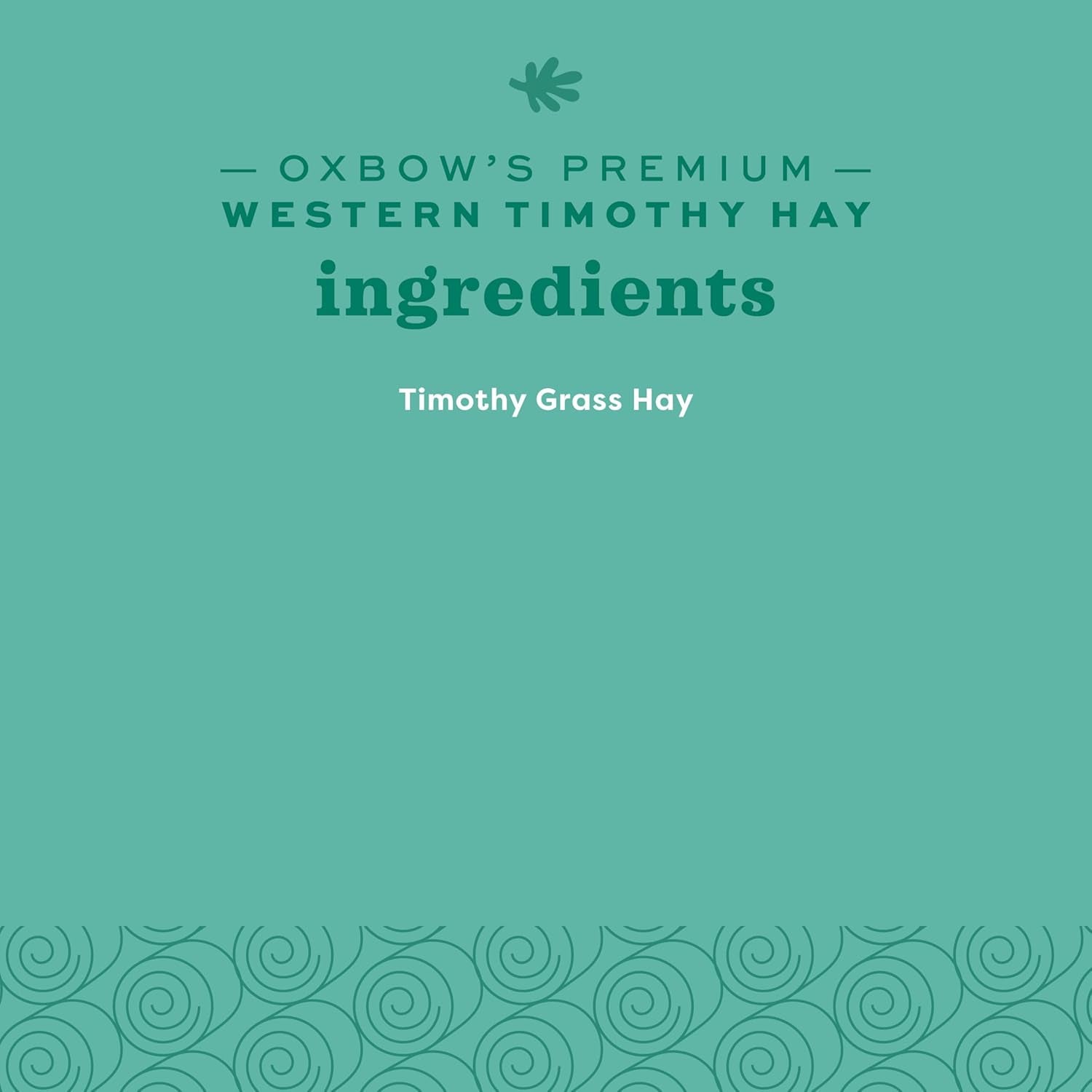 Oxbow Western Timothy Hay for Small Pets - All-Natural Grass for Guinea Pigs, Bunnies, Chinchillas, and Hamsters, 90 Oz. Bag