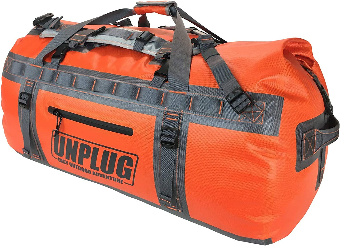 UNPLUG Ultimate Adventure Duffle Bag | 1680D Heavy-Duty Waterproof Design | Versatile Large Bag for Camping, Motorcycling, Boating, and Hunting