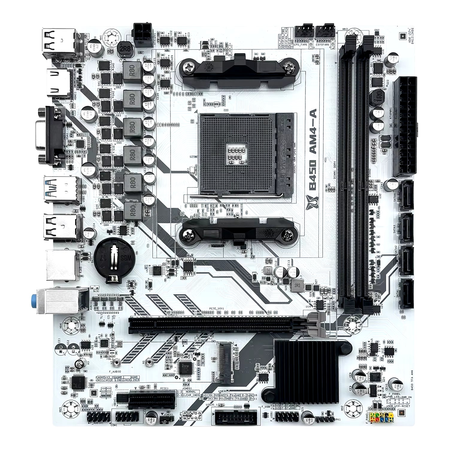MACHINIST B450 Motherboard AMD Processor Dual-Channel DDR4 Memory AM4 Mainboard M.2 NVME (Supports Ryzen 5500 5600 5600G CPU)