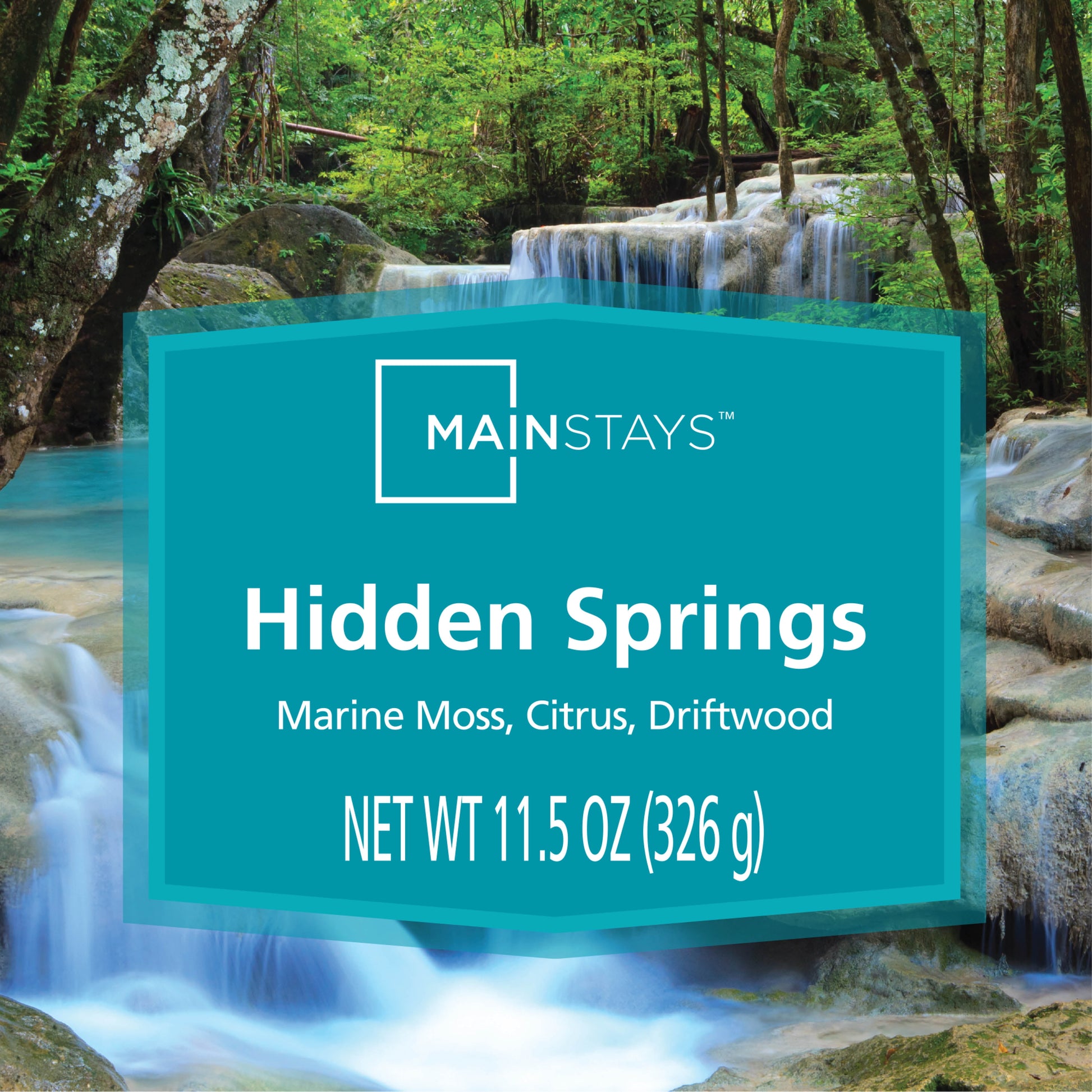 11.5 oz. 3-Wick Scented Glass Jar Candle in Hidden Springs