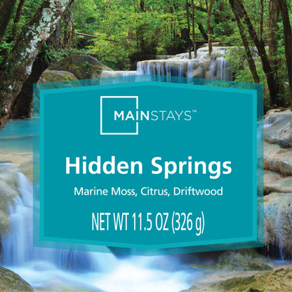 11.5 oz. 3-Wick Scented Glass Jar Candle in Hidden Springs