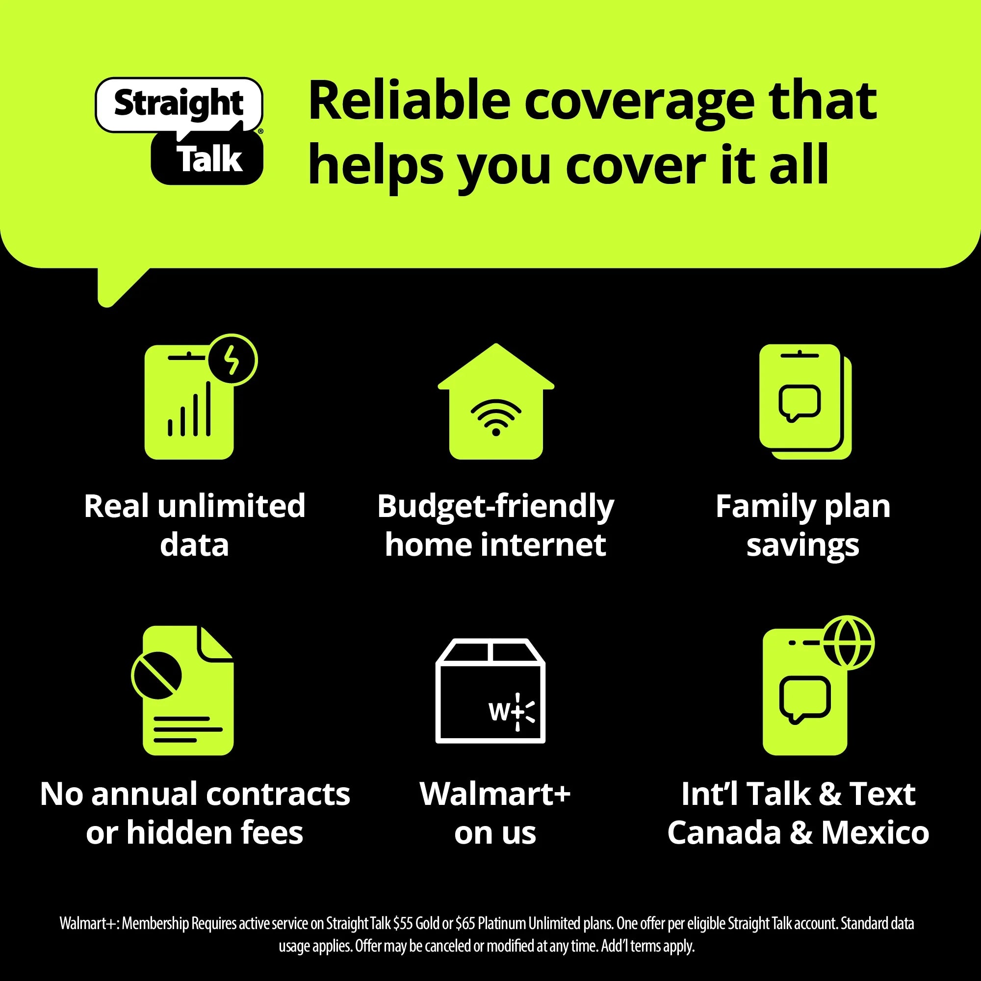 Straight Talk  Iphone 14, 128GB, Midnight - Prepaid Smartphone [Locked to Straight Talk]