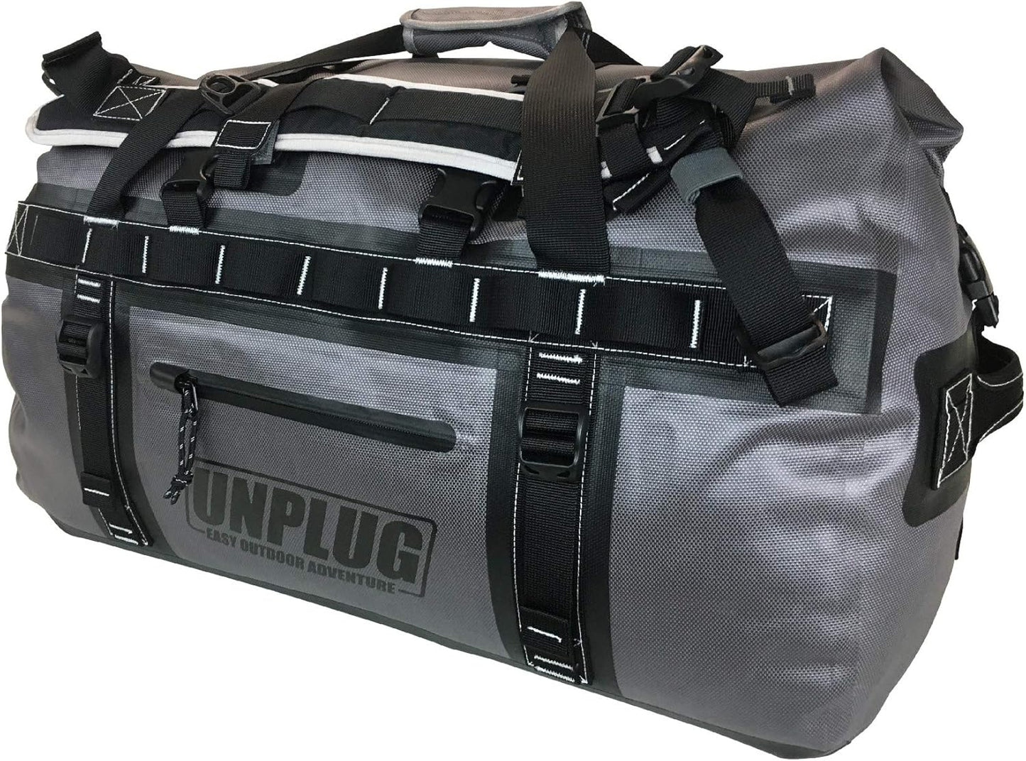 UNPLUG Ultimate Adventure Duffle Bag | 1680D Heavy-Duty Waterproof Design | Versatile Large Bag for Camping, Motorcycling, Boating, and Hunting