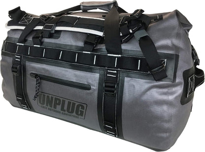 UNPLUG Ultimate Adventure Duffle Bag | 1680D Heavy-Duty Waterproof Design | Versatile Large Bag for Camping, Motorcycling, Boating, and Hunting