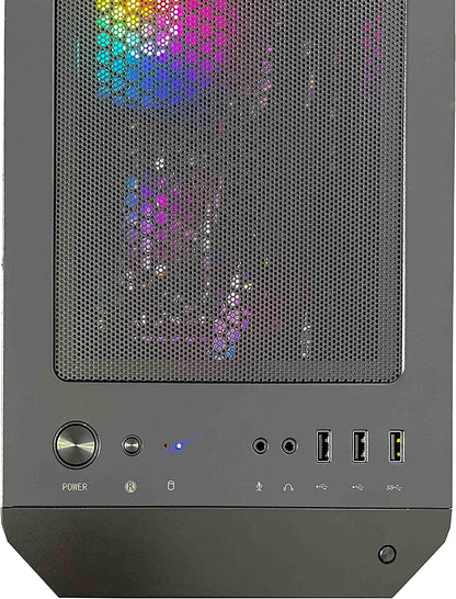 PC - AMD Ryzen 5 5600G, 16GB DDR4 3600, 512GB M.2 NVMe SSD, RGB Cooling, Windows 11