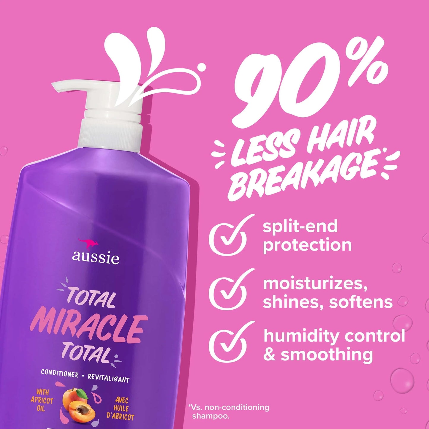 Total Miracle Dual Pack: Apricot & Macadamia Oil Paraben-Free Shampoo and Conditioner
