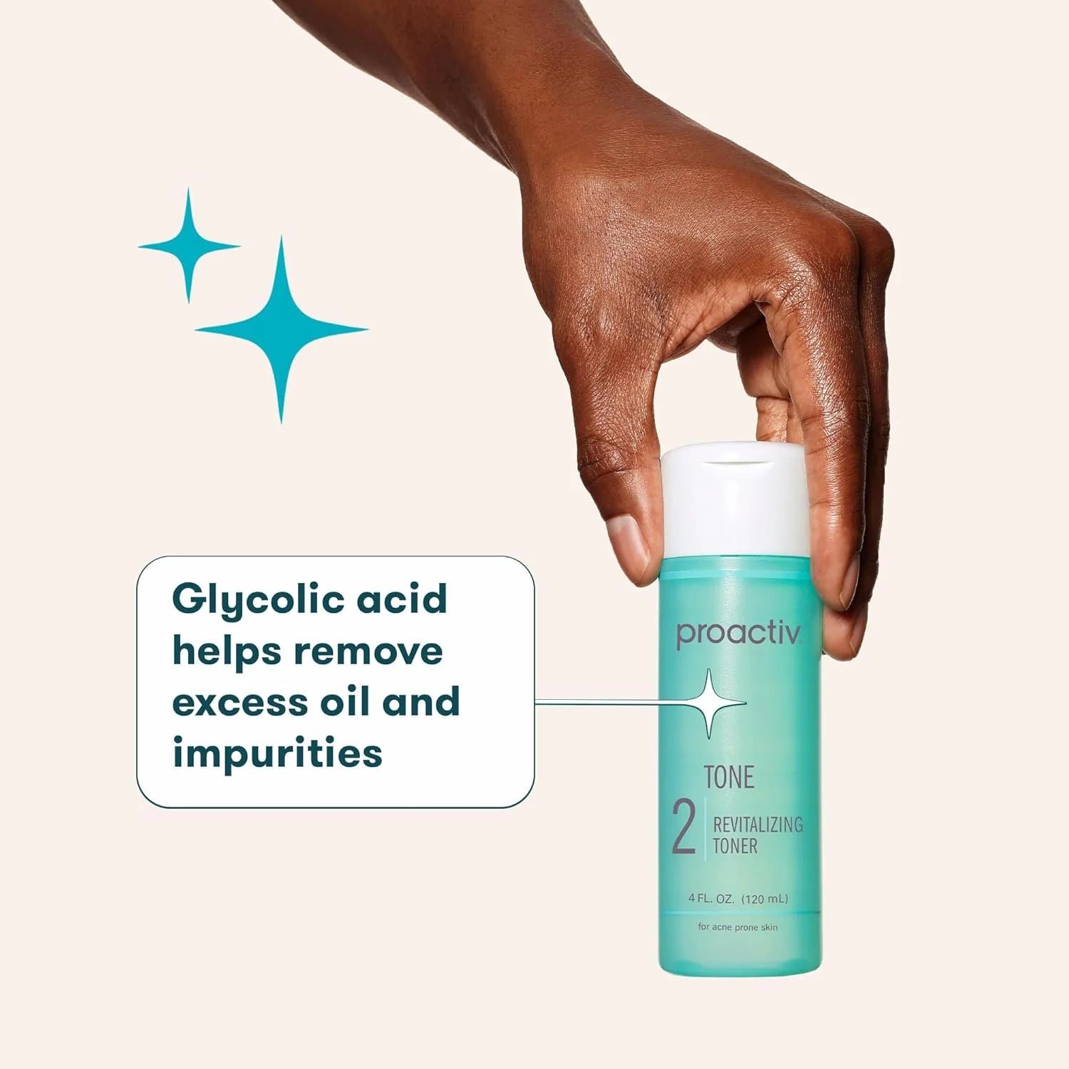 Solution Revitalizing Toner - Alcohol-Free Formula with Pore-Tightening Glycolic Acid and Witch Hazel, 60-Day Supply, 4 Fl Oz