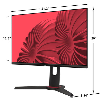 24-Inch Full HD (1920 x 1080) 180Hz 1ms FreeSync Gaming Monitor with HDMI and DisplayPort Cables, Black