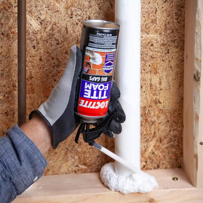 TITE FOAM Big Gaps Spray Foam, Bright White, 12 Oz. Can, Insulating Spray Foam Sealant