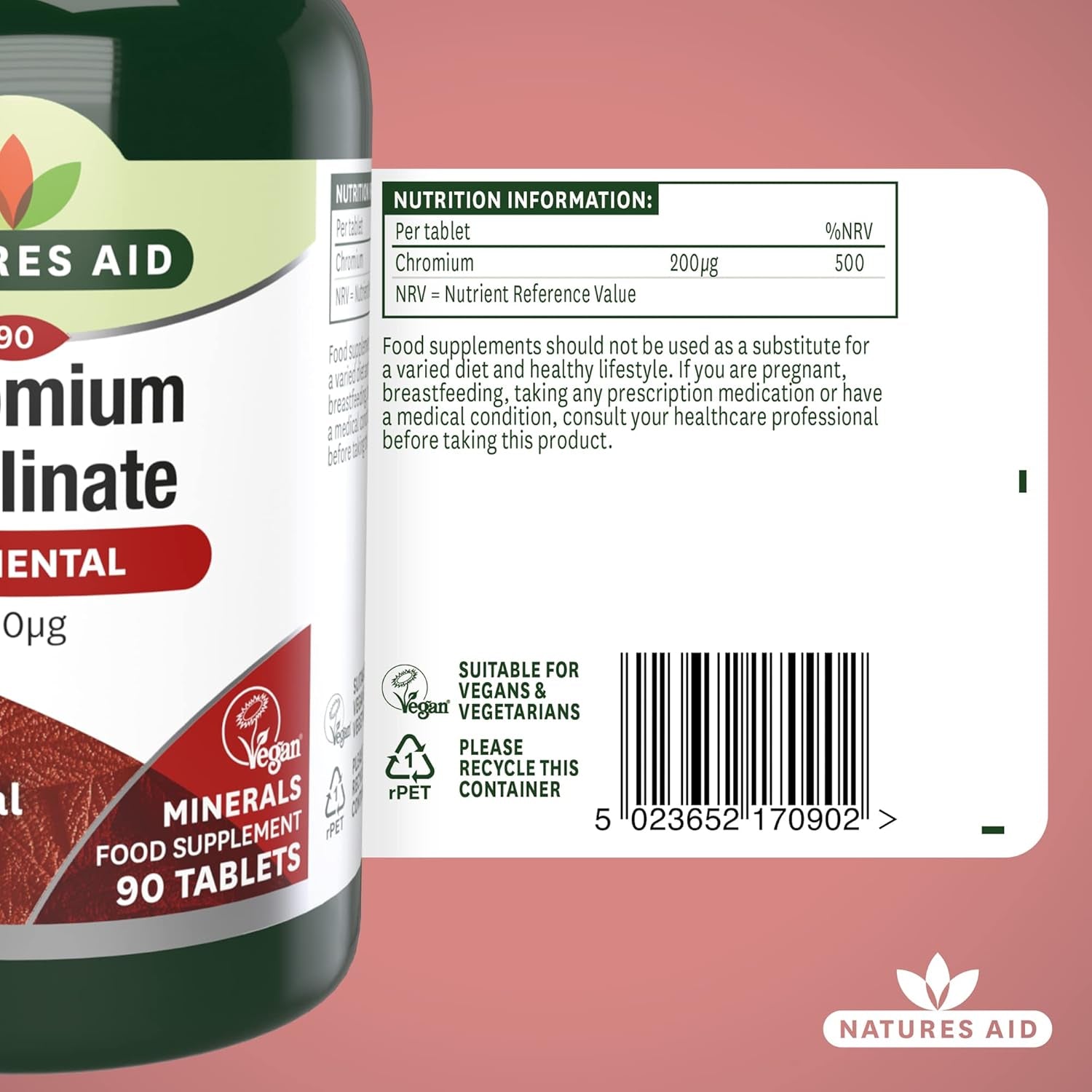 Chromium Picolinate 200Μg - 90 Tablets - High Strength Supplement to Support Normal Blood Glucose Levels & Reduce Sugar Cravings - Vegetarian, Gluten Free - No Gummies or Capsules