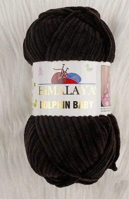 Himalaya Dolphin Baby Super Bulky Blanket Yarn - 655 Yards (600M), Velvet Texture, 500 Grams (17.63 Ounces)