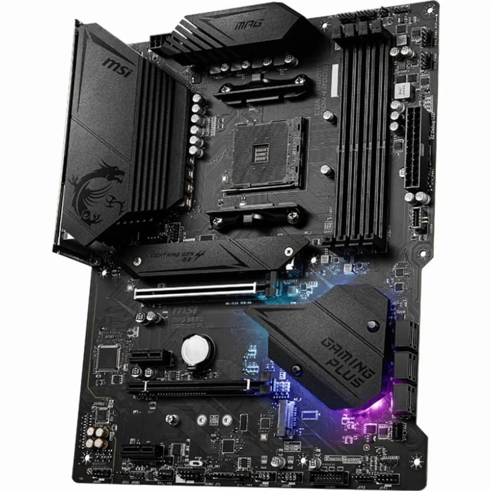 MSI MPG B550 GAMING plus Desktop Motherboard - AMD Chipset - Socket AM4 - ATX (244343)
