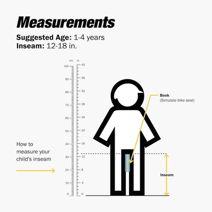 Strider 12” Sport Balance Bike for Children Aged 1 to 4 Years - Features Safety Pad, Padded Seat, Mini Grips, and Flat-Free Tires - Easy Tool-Free Assembly and Adjustments