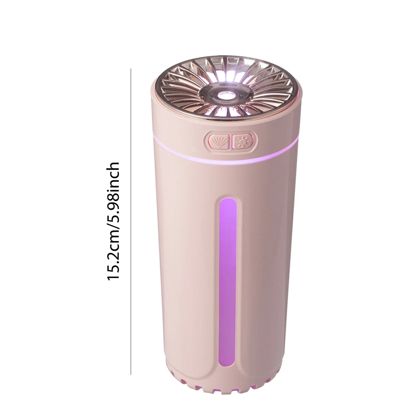200ML Ultrasonic Aroma Diffuser and Humidifier with LED Flame Effect for Essential Oils