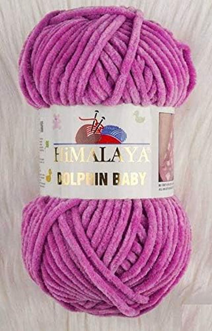 Himalaya Dolphin Baby Super Bulky Blanket Yarn - 655 Yards (600M), Velvet Texture, 500 Grams (17.63 Ounces)