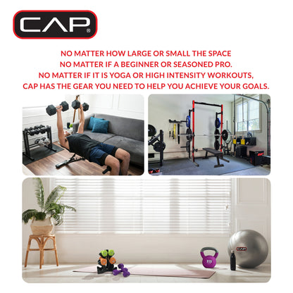 Barbell 10 lb Rubber Hex Dumbbell (Single)