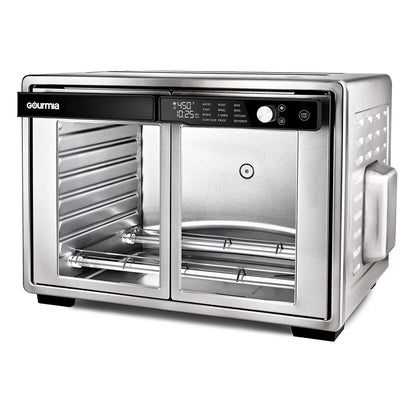 1700W 9-Slice Digital Toaster Oven and Air Fryer with 12 Cooking Presets, 35L Capacity, Stainless Steel Finish