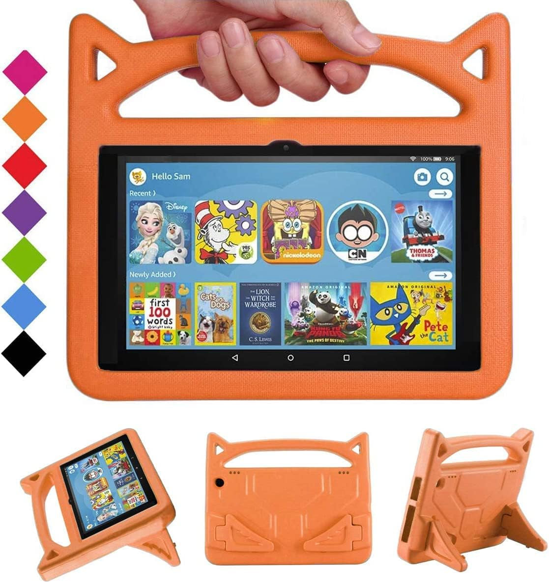 Fire HD 8 Case,Fire HD 8 Tablet Case for Kids,(2024/2022/2020 Release,12Th/10Th Gen),Lightweight Shockproof Kid-Proof Cover with Stand Kids Case for Fire HD 8 plus Tablet & Fire HD 8 Kids Pro Tablet.
